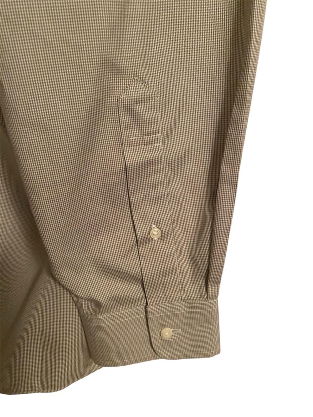 Jos. A. Bank NWT! Men's Button-Down Dress Shirt Light Beige Size 17-35 - Picture 8 of 9